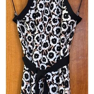 Diane Von Furstenberg Floral Backless Dress